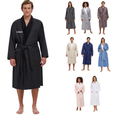 Waffle Mid Length Robe