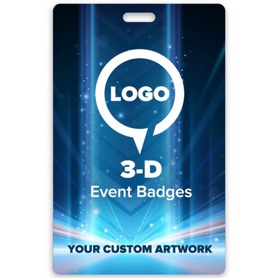 Lenticular 3D Event Badges (3.5"x5.5")