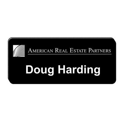 Acrylic Name tags 1.25x3