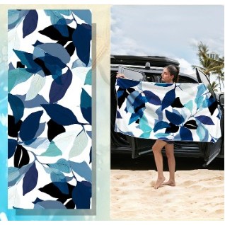 Full Custom Outdoor Magnetic Microfiber Beach Towel Quick Dry Bath Towel