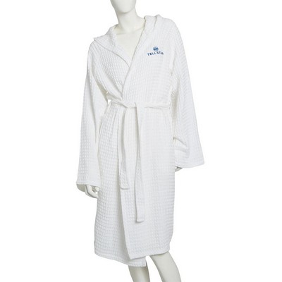 Waffle Hooded Bath Robes